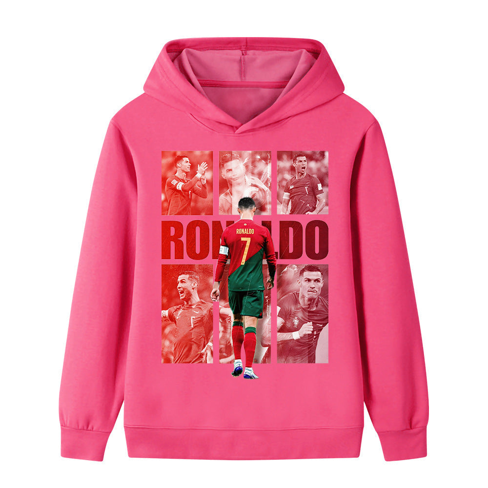 Hoodie Piłkarski Ronaldo dla Dzieci - Portugalia - Styl