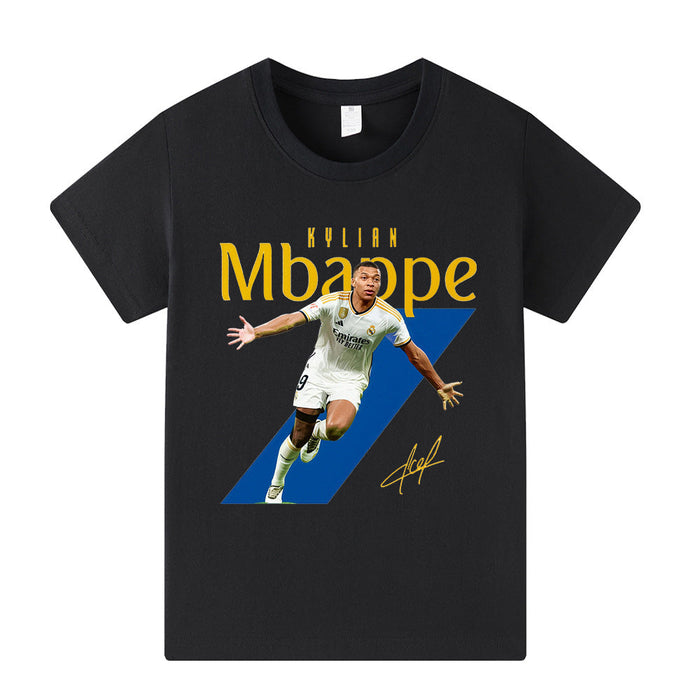 Koszulka piłkarska Kyliana Mbappé dla dzieci