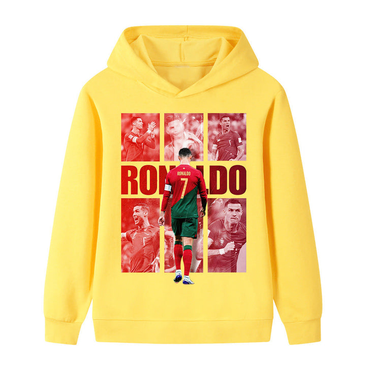 Hoodie Piłkarski Ronaldo dla Dzieci - Portugalia - Styl
