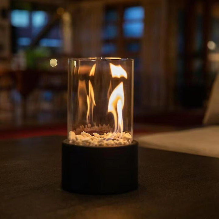 Klasyczna lampa olejna z otwartym płomieniem