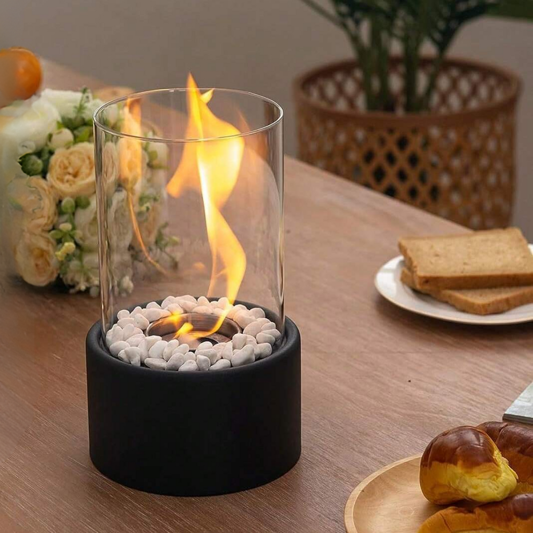 Klasyczna lampa olejna z otwartym płomieniem