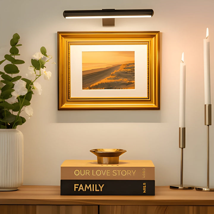 Bezprzewodowa lampa ścienna LED – obracana o 120° i ładowana przez USB | Elastyczna i nowoczesna