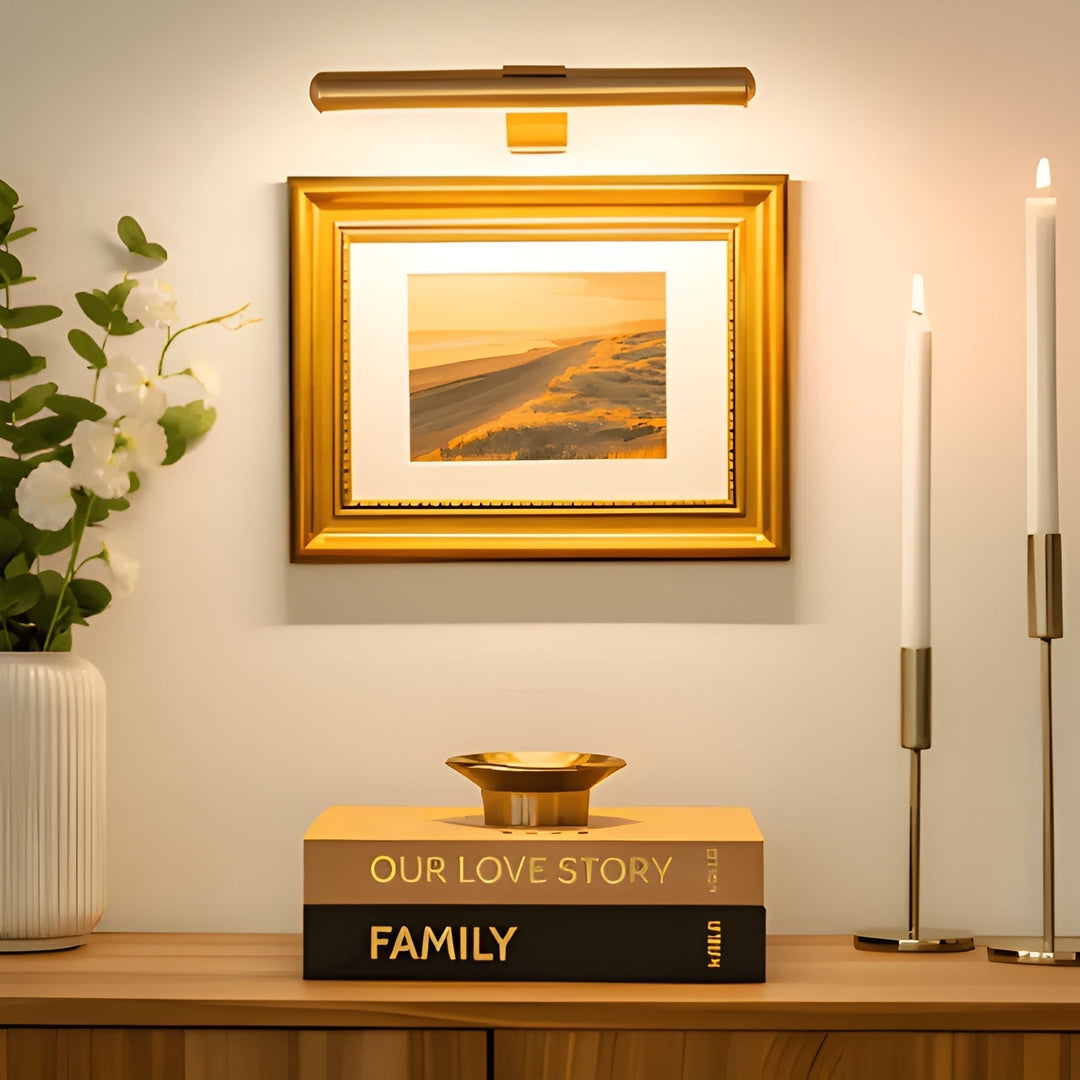 Bezprzewodowa lampa ścienna LED – obracana o 120° i ładowana przez USB | Elastyczna i nowoczesna