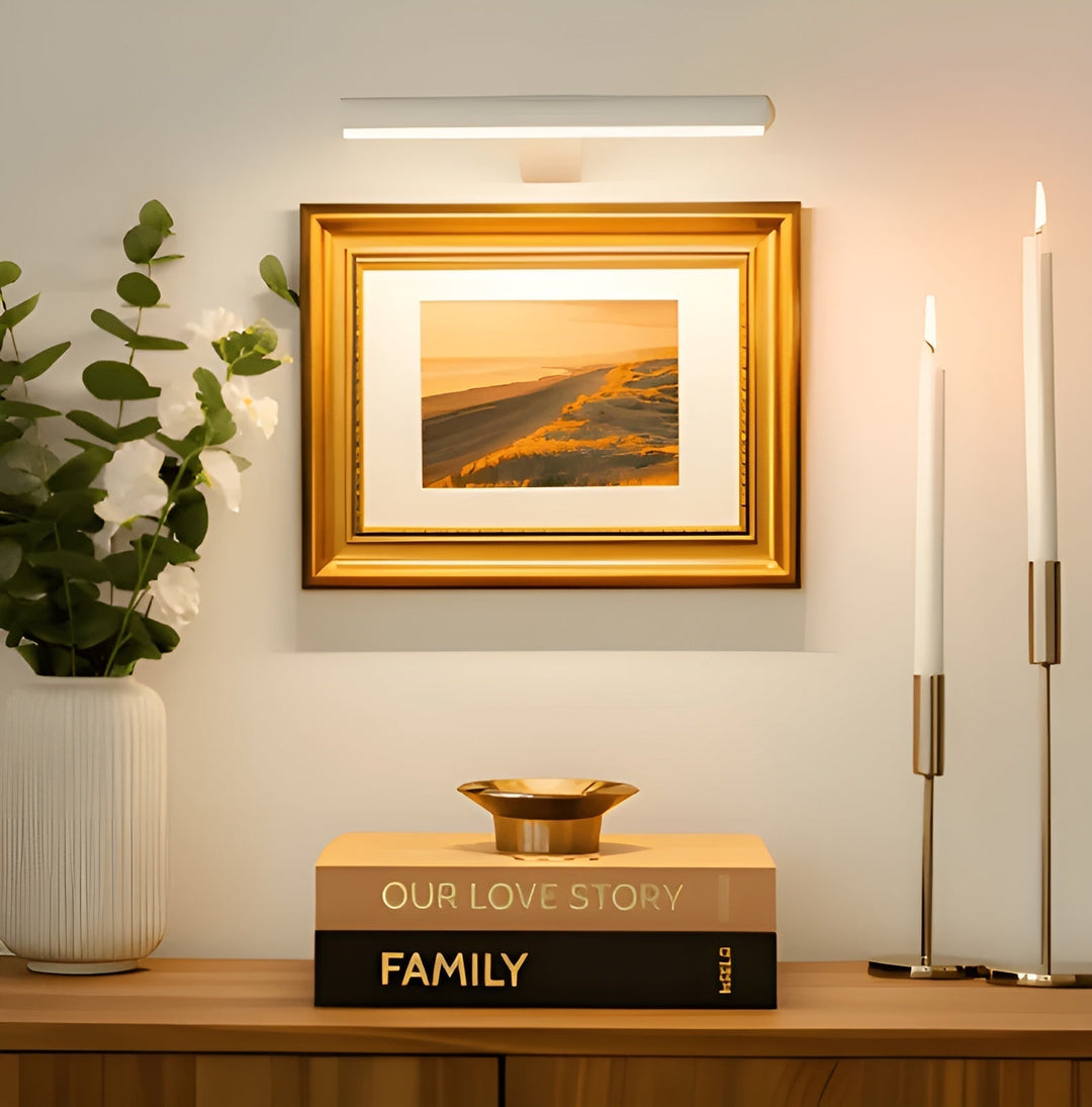 Bezprzewodowa lampa ścienna LED – obracana o 120° i ładowana przez USB | Elastyczna i nowoczesna