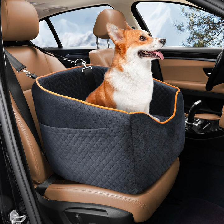 Podwyższone siedzisko dla psa do samochodu