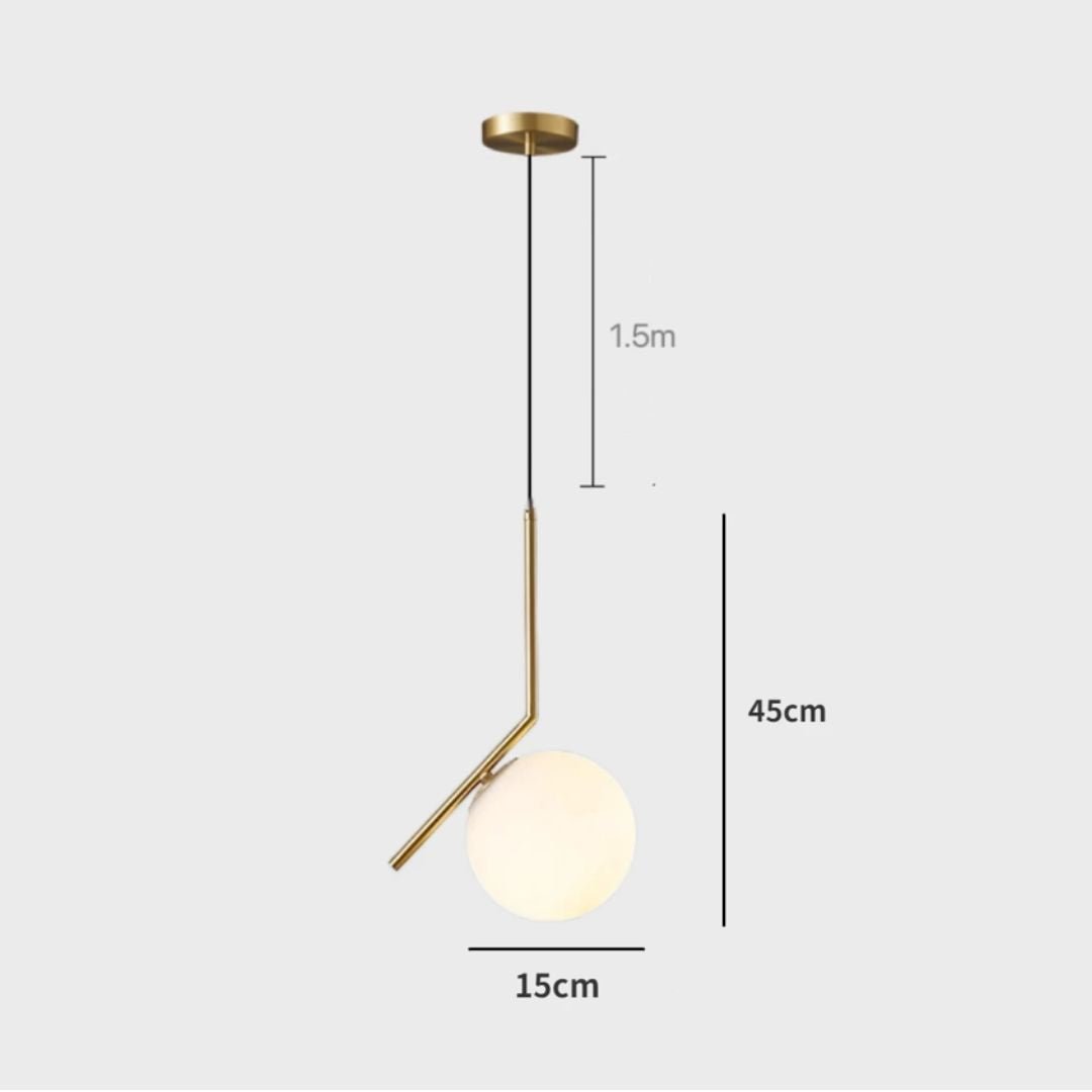 OpalShine - Elegancka lampa wisząca do nowoczesnych wnętrz