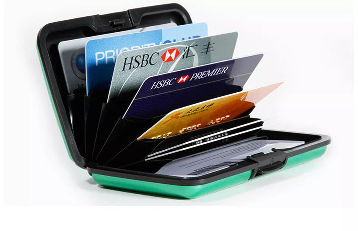 Aluminiowy Portfel z Blokadą RFID