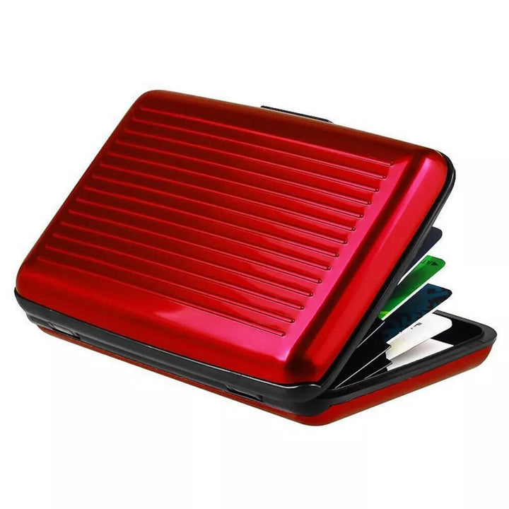 Aluminiowy Portfel z Blokadą RFID