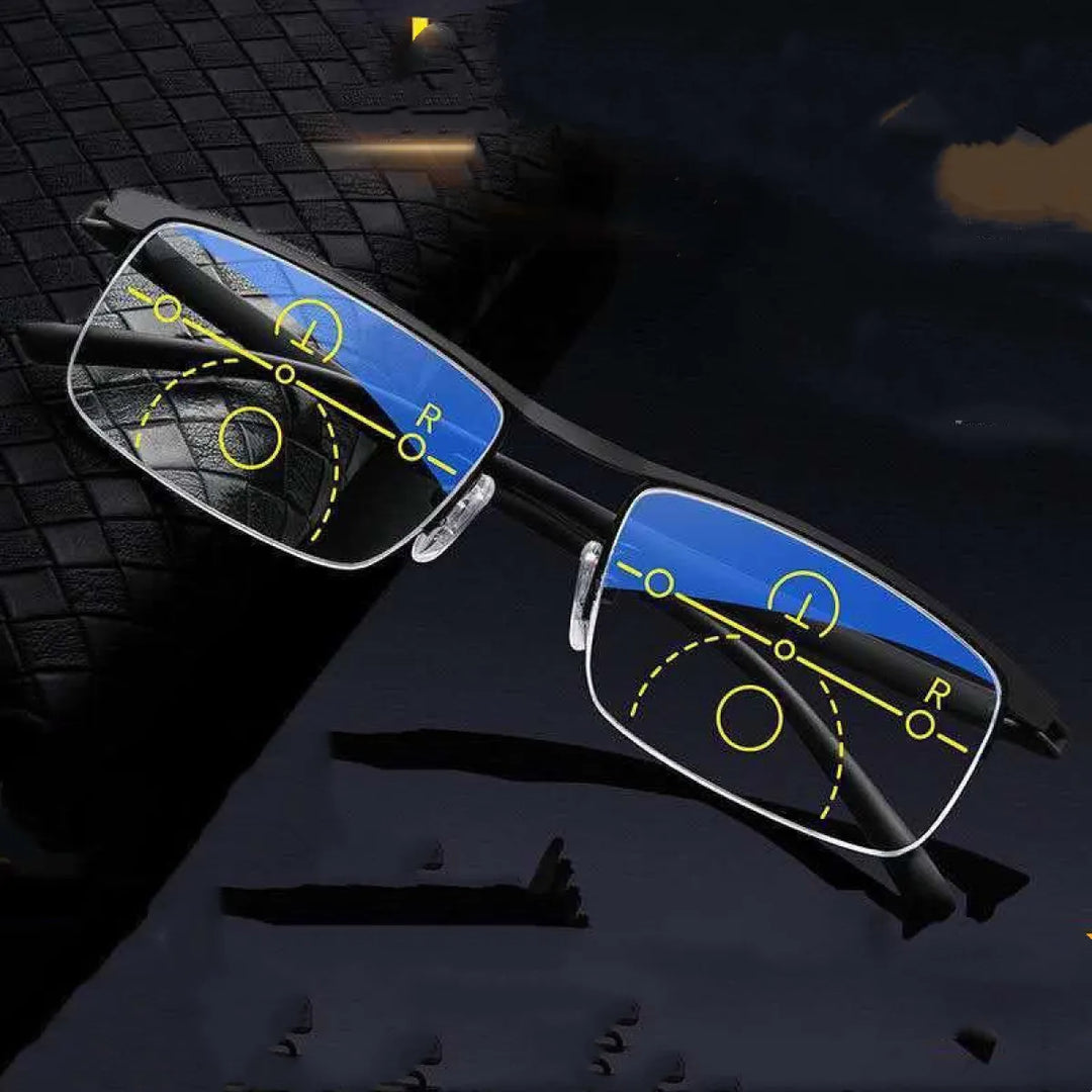 Premium niemieckie okulary multifokalne – Inteligentna korekcja wzroku na każdą odległość