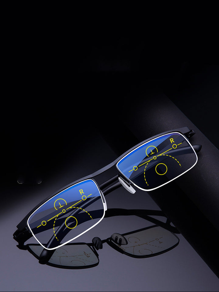 Premium niemieckie okulary multifokalne – Inteligentna korekcja wzroku na każdą odległość