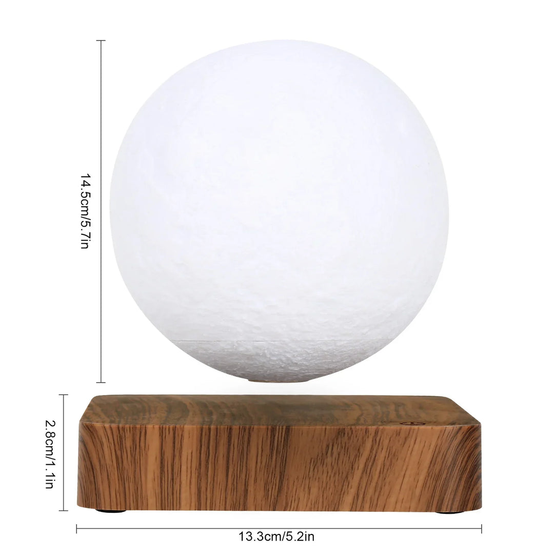 LunaGlow Lampa Księżycowa – Latająca Lampa LED 3D z Magnetycznym Designem Levitacyjnym