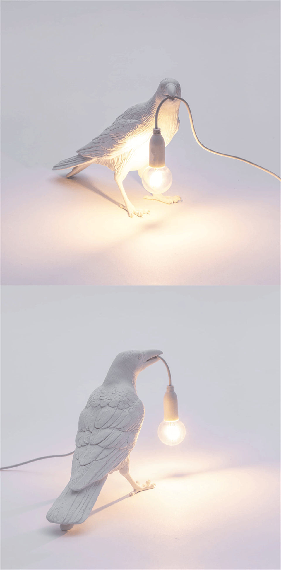 Lampa Ptasia – Elegancka Lampa LED na Ścianę do Domu i Dekoracji