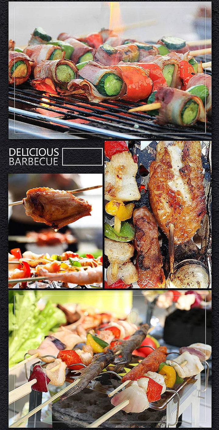 Carvallo Bärbar Kolgrill | Koreański Grill Stół do Użytku Zewnętrznego i Wewnętrznego | Wielokrotnego Użytku i Kompaktowy | Idealny do BBQ i Kempingu