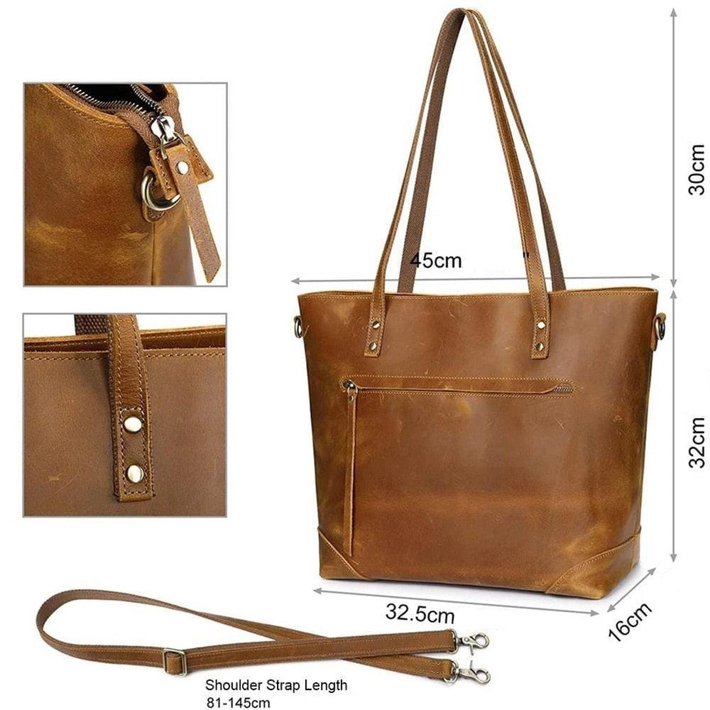 Vintage torba skórzana