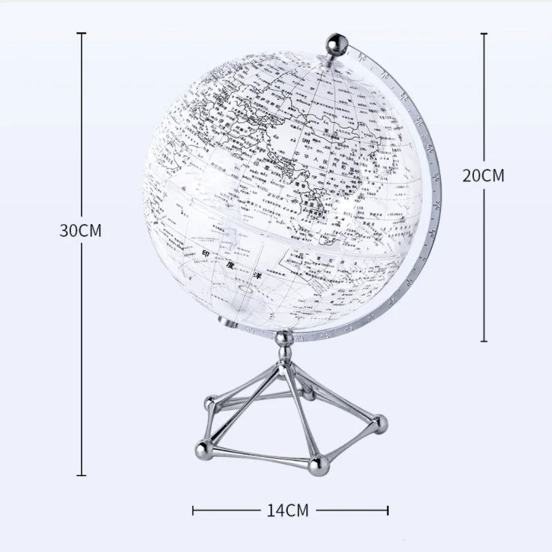 Lampa z Obracającym Się Globusem LED Royaleva – Oświetlający Element Dekoracyjny