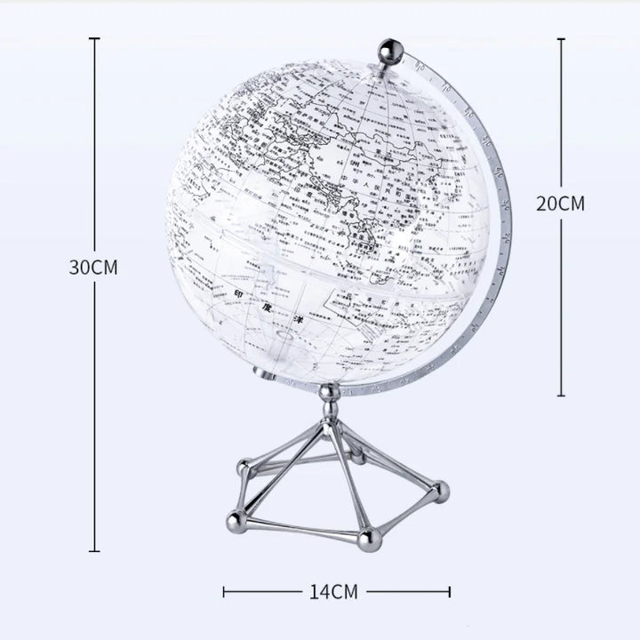 Lampa z Obracającym Się Globusem LED Royaleva – Oświetlający Element Dekoracyjny