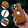 Magnetyczne etui na iPhone z niewidocznym stojakiem