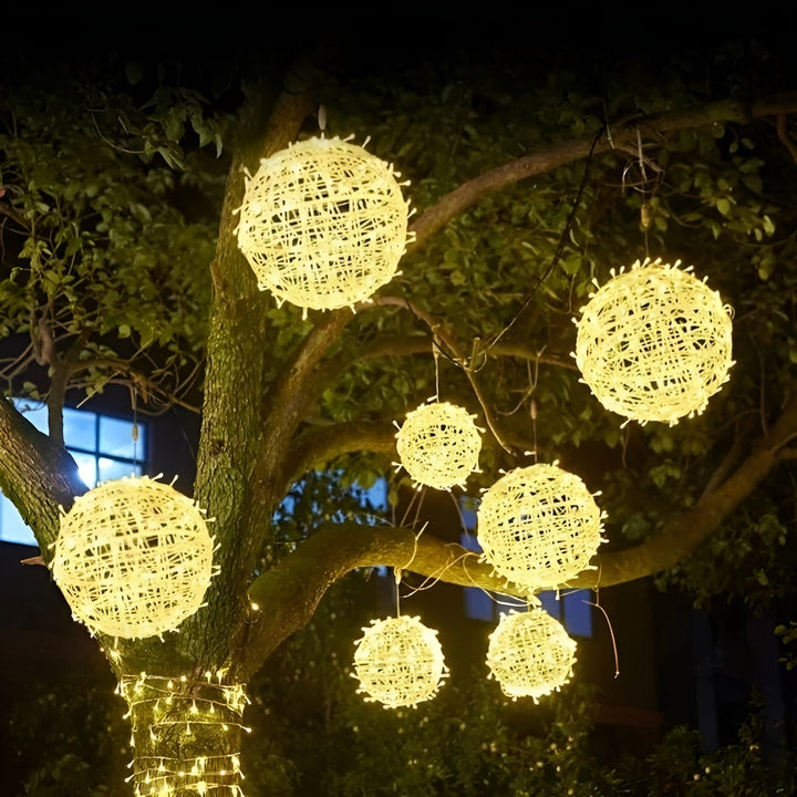 GoldenHaze Lights – LED-łańcuch świetlny do dekoracji na zewnątrz i wewnątrz