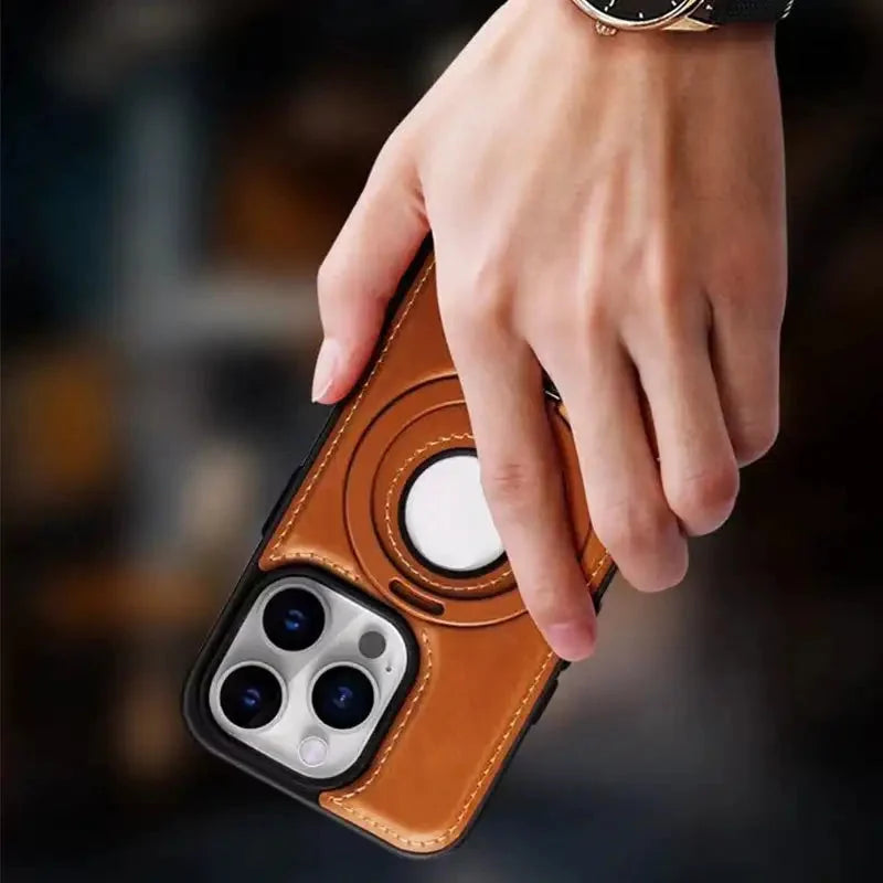 Magnetyczne etui na iPhone z niewidocznym stojakiem