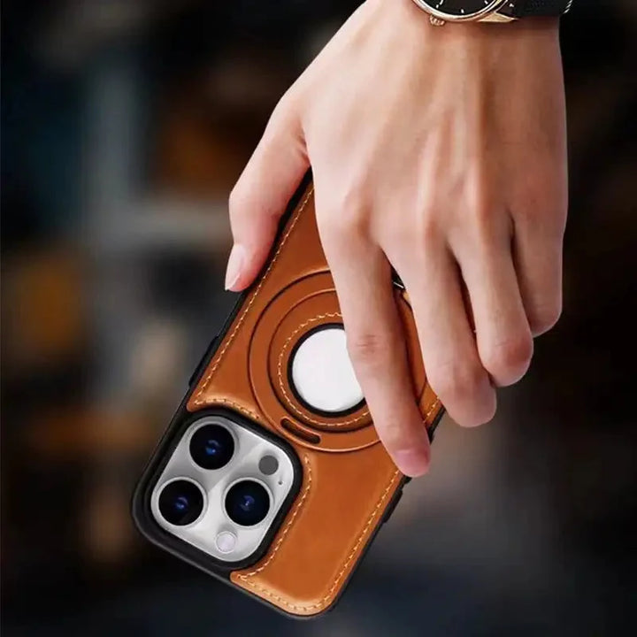 Magnetyczne etui na iPhone z niewidocznym stojakiem