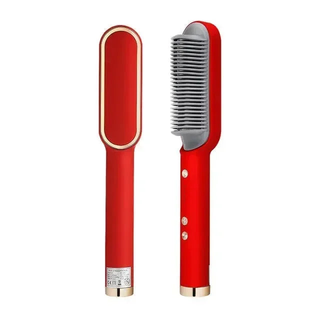 Carvallo-in-1 Jonowy Stylizator Ciepła IonPro | Prostownica, Grzebień i Hot Comb | Technologia Anty-frizz | 30 cm | Profesjonalna jakość