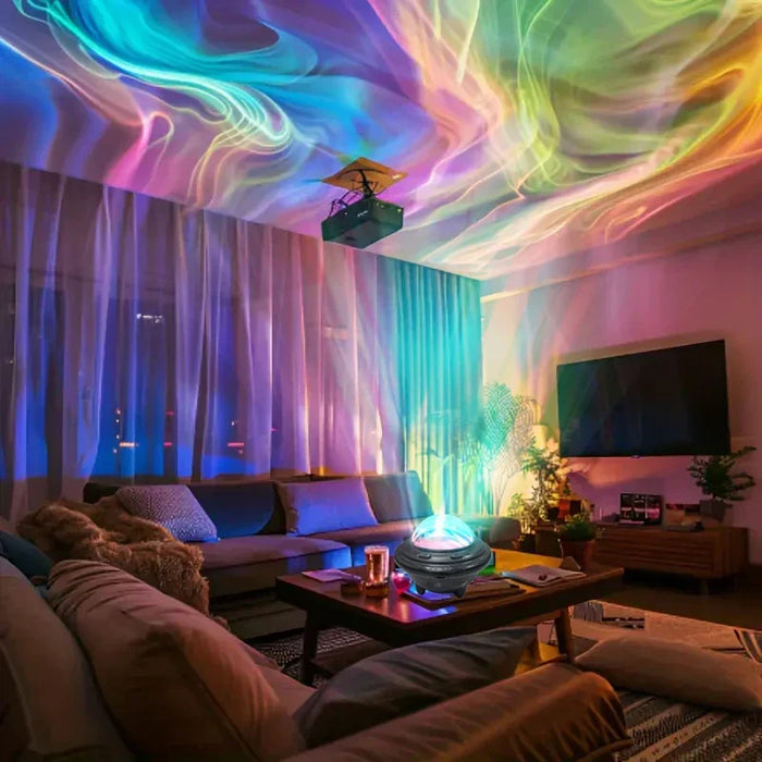 RoyaleGlow Aurora Starlight Projektor – Przekształć swoją przestrzeń w magiczne zorze polarne
