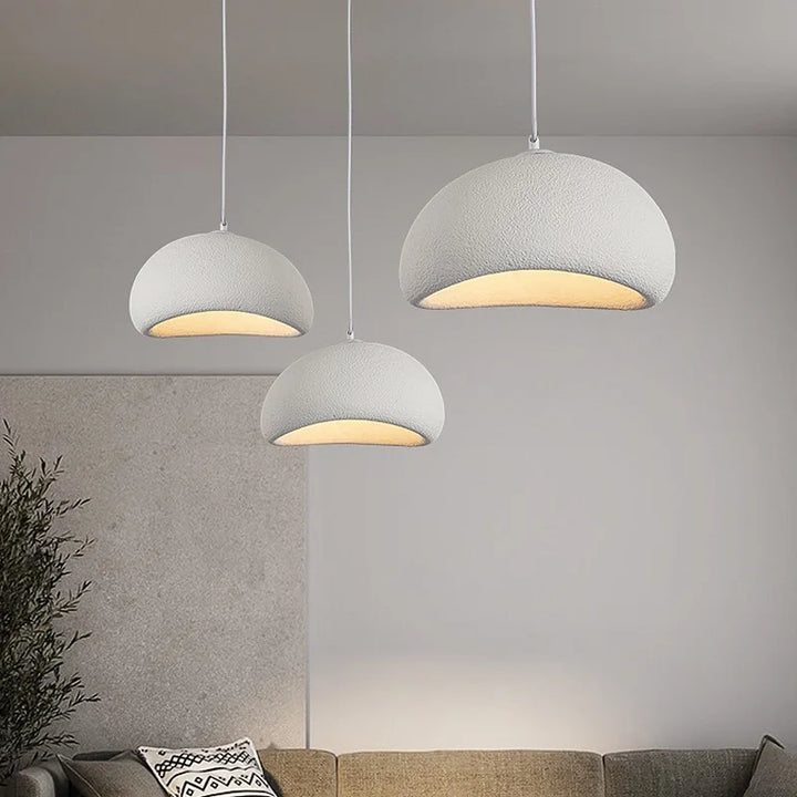 Nowoczesna nordycka lampa wisząca Wabi-Sabi LED – Regulowana lampa wisząca do jadalni i salonu
