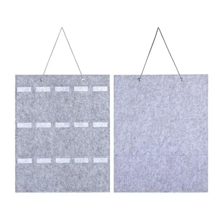 Organizer Carvallo | Ścienny uchwyt na okulary | Składana torba na okulary przeciwsłoneczne | Oszczędzająca miejsce i odporna na kurz | 42 × 38 cm