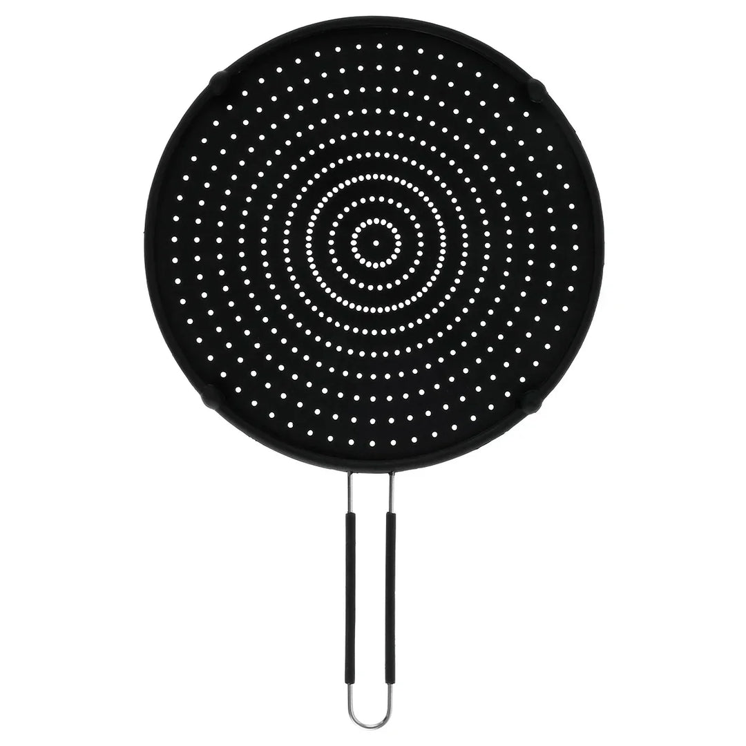 Carvallo CookSafe FlexGuard | Silikon i stal nierdzewna | Składana osłona na patelnię i garnek | 50×32 cm | Odporny na ciepło i bezpieczny w zmywarce