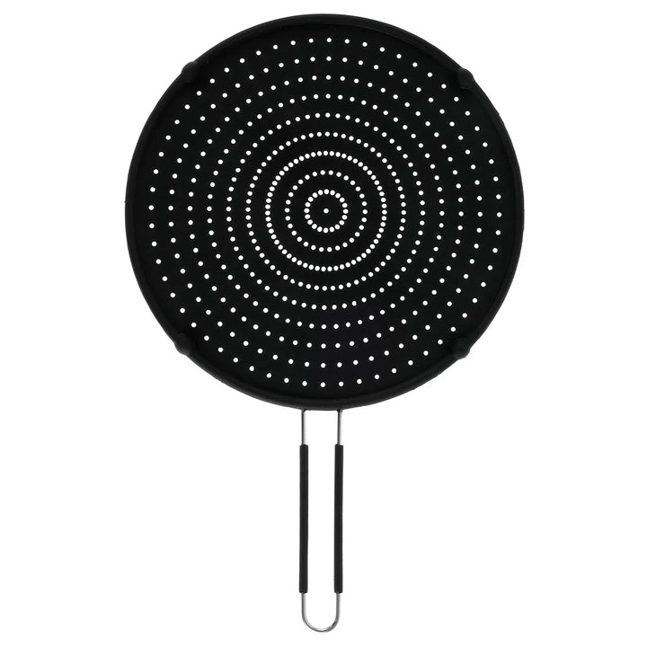 Carvallo CookSafe FlexGuard | Silikon i stal nierdzewna | Składana osłona na patelnię i garnek | 50×32 cm | Odporny na ciepło i bezpieczny w zmywarce