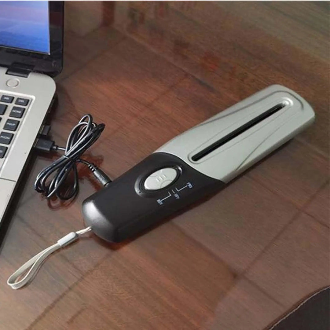 Carvallo Mini Niszczyciel Dokumentów | Przenośny i zasilany przez USB | Do papieru A4/A6 | Cichy i kompaktowy