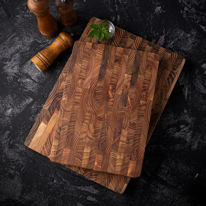 Luksusowa Deska Do Krojenia z Teaku – Premium Deska Do Krojenia Do Kuchni i Serwowania