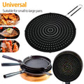 Carvallo CookSafe FlexGuard | Silikon i stal nierdzewna | Składana osłona na patelnię i garnek | 50×32 cm | Odporny na ciepło i bezpieczny w zmywarce