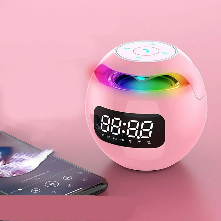 Bluetooth budzik z synchronizacją świetlną LED