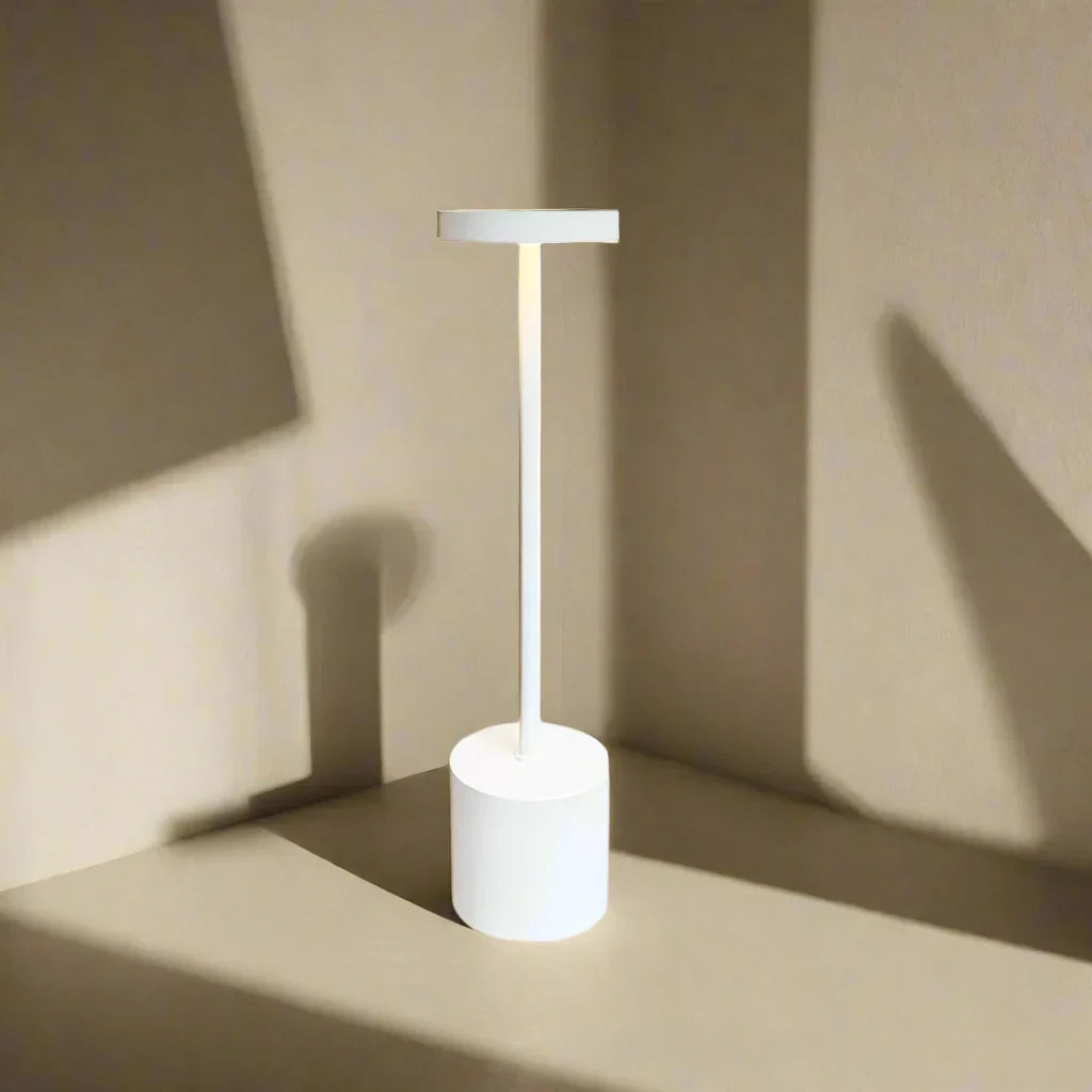 Lumora Classic Lampa Bezprzewodowa - Lampa Biurkowa LED z Czujnikiem Dotykowym i 3 Regulowanymi Temperaturami Barw