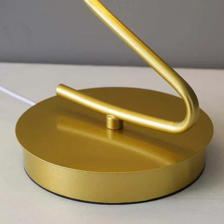 Lampa stołowa Carvallo Lunavia | 3 źródła światła | Motyw motyla | Akryl i złoto | 6 W