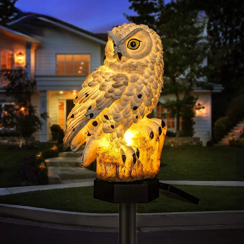 Lampa Sowa zasilana energią słoneczną (zestaw 2)
