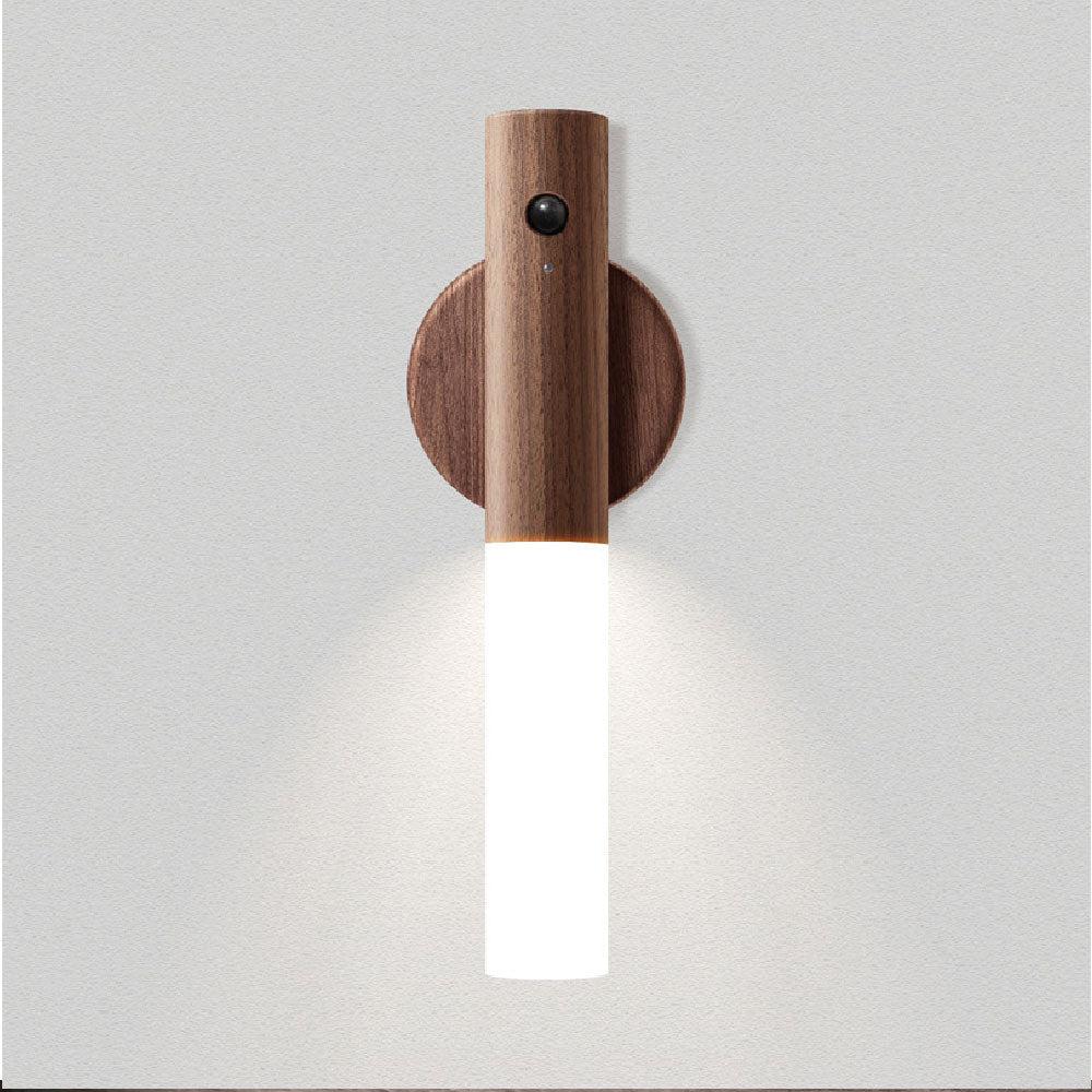 Ładowalna lampa ścienna LED – Lampa z czujnikiem ruchu USB z magnesem do sypialni, salonu i schodów