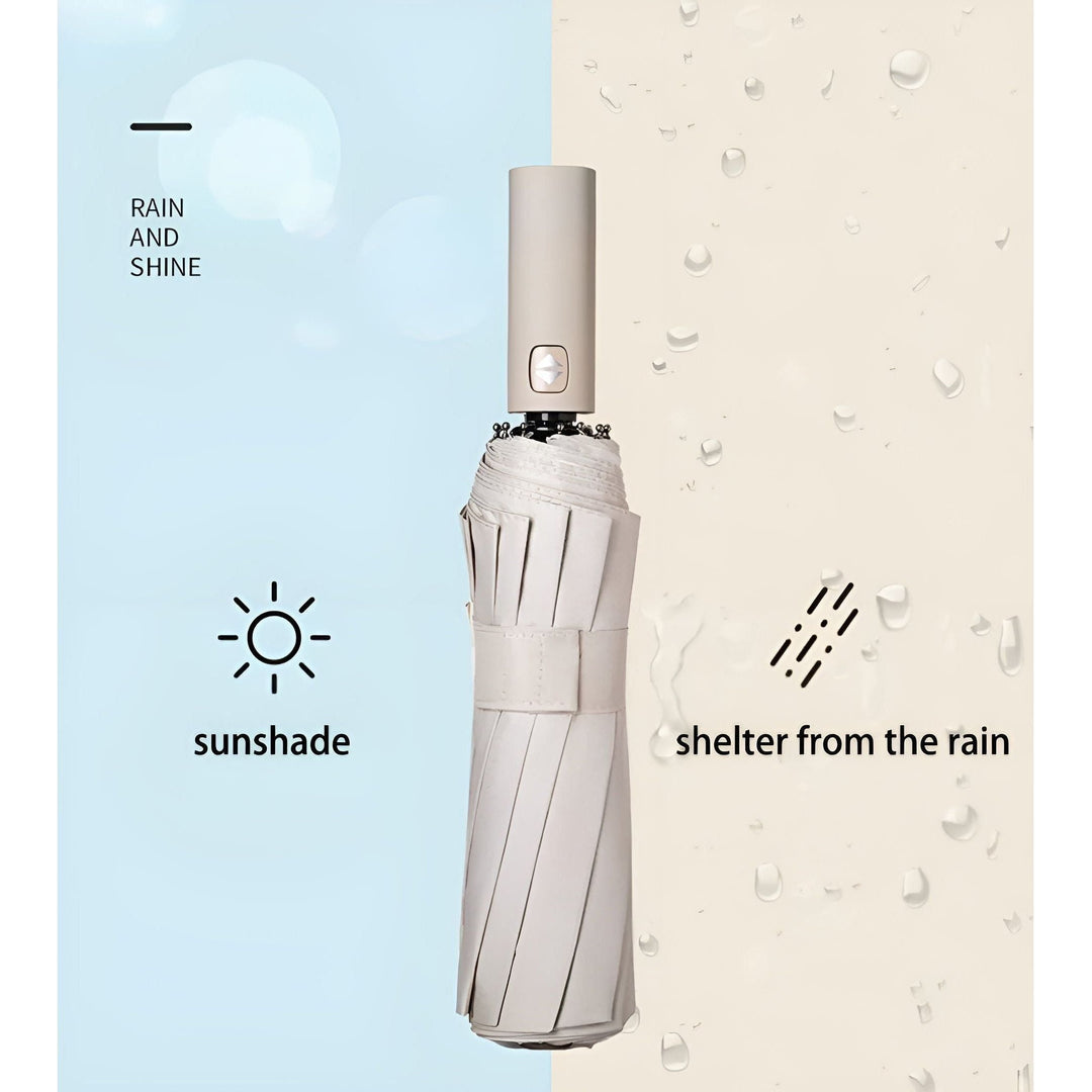 Składany parasol – Odporny na wiatr &amp; Ochrona UV | Kompaktowy &amp; Trwały
