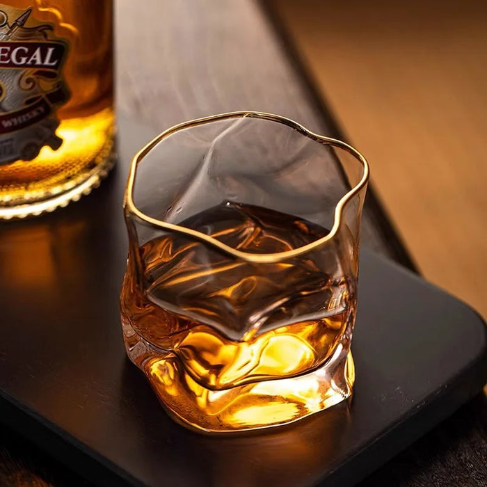 Carvallo – Luksusowe Teksturowane Szklanki do Whisky dla Wyszukanej Doświadczenia Whisky