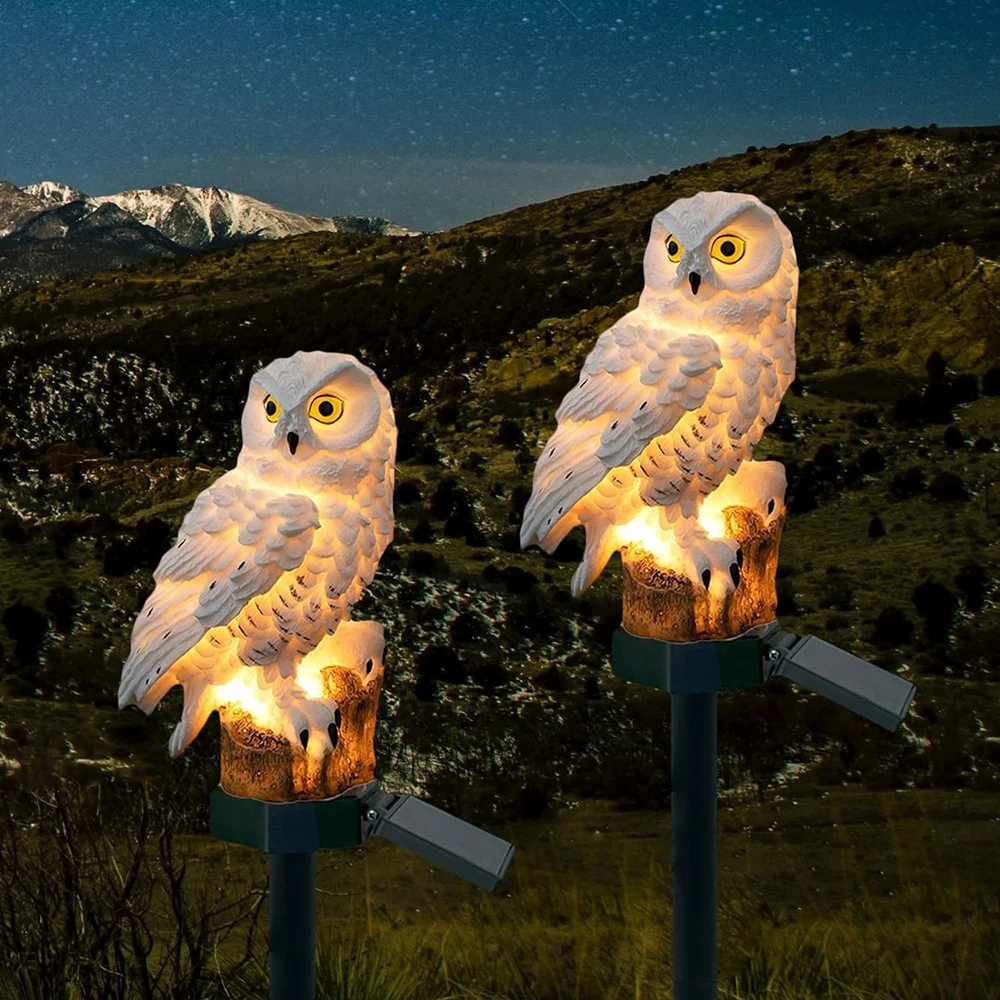 Lampa Sowa zasilana energią słoneczną (zestaw 2)