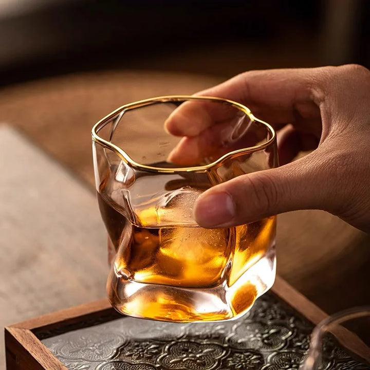 Carvallo – Luksusowe Teksturowane Szklanki do Whisky dla Wyszukanej Doświadczenia Whisky