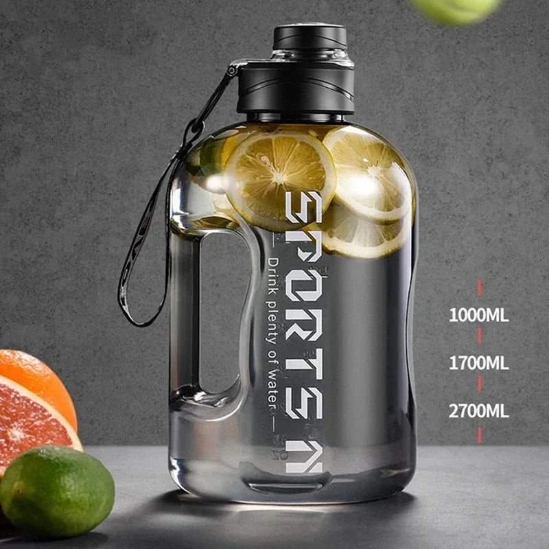 Butelka Carvallo 1,7 L / 2,7 L | Wodoszczelna i wolna od BPA | Duża pojemność | Do sportu, fitnessu i na świeżym powietrzu