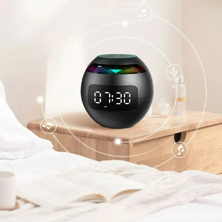 Bluetooth budzik z synchronizacją świetlną LED