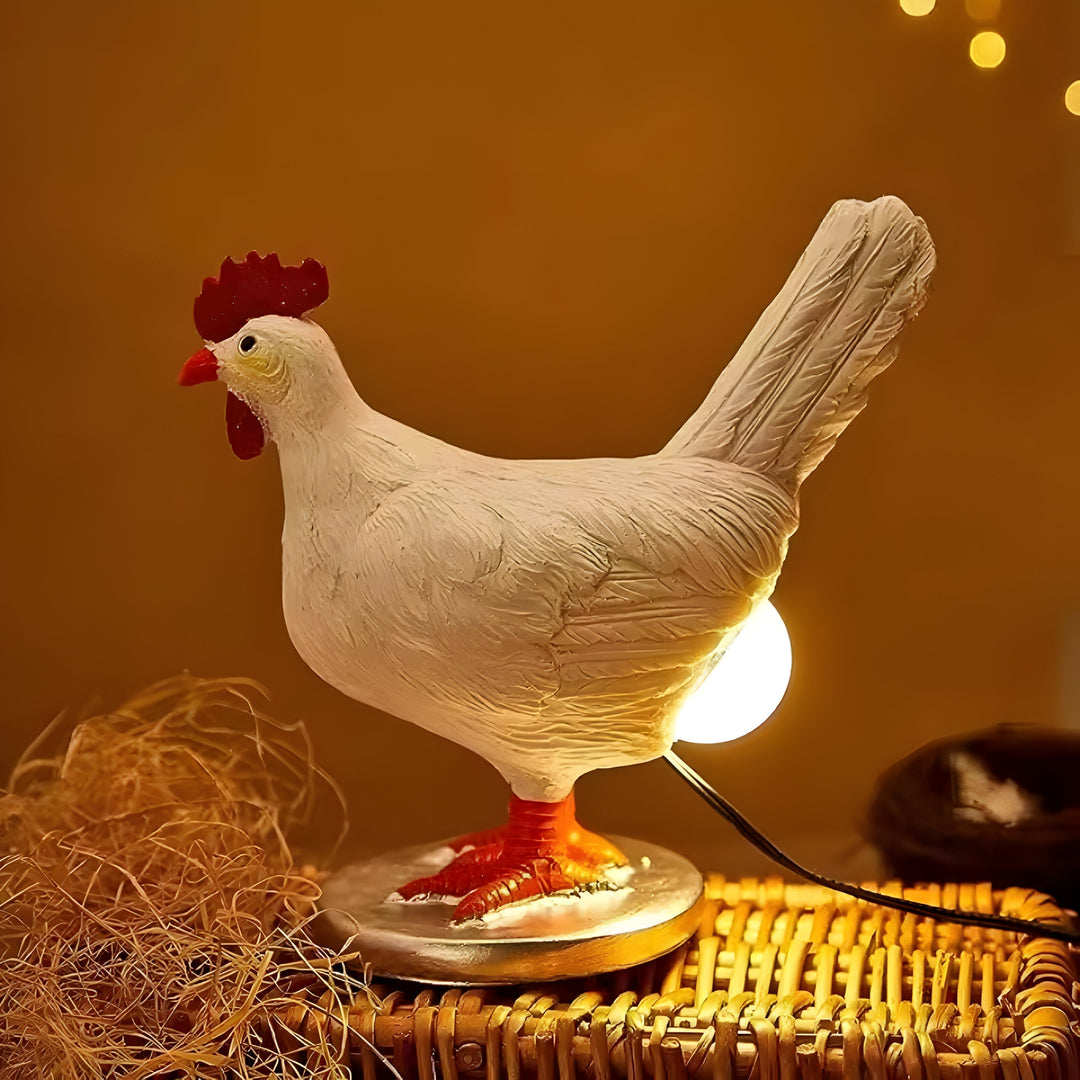 ChickGlow Ljus – Kurczak LED Stolikowa Lampa Nocna