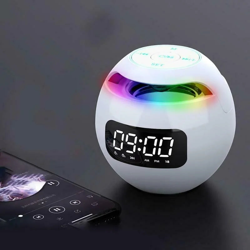 Bluetooth budzik z synchronizacją świetlną LED