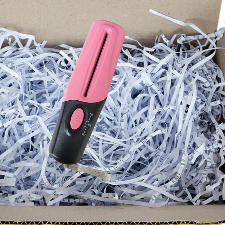 Carvallo Mini Niszczyciel Dokumentów | Przenośny i zasilany przez USB | Do papieru A4/A6 | Cichy i kompaktowy