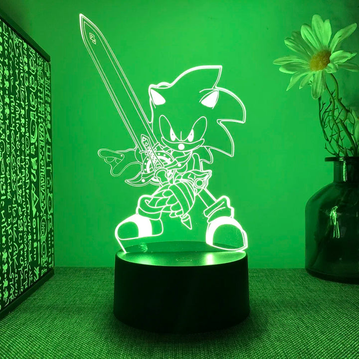 Sonic LED-lampa - Radosne oświetlenie dla graczy