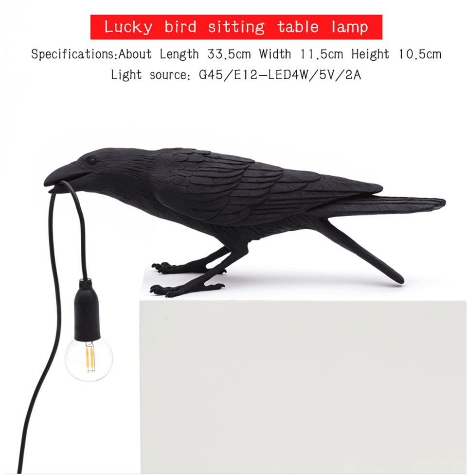 Lampa Ptasia – Elegancka Lampa LED na Ścianę do Domu i Dekoracji