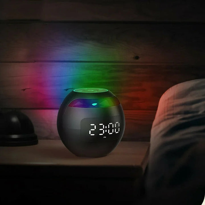 Bluetooth budzik z synchronizacją świetlną LED